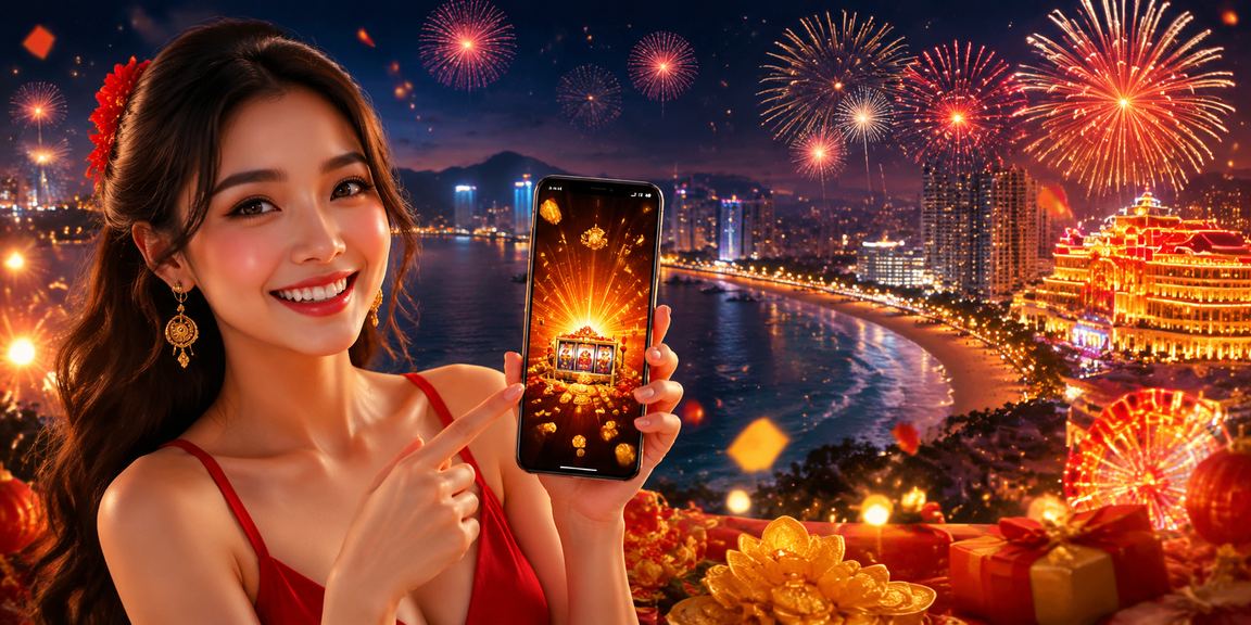 Khách hàng chơi casino di động tại Quy Nhơn trong lễ hội